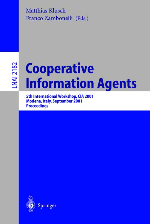Produktbild: Cooperative Information Agents V