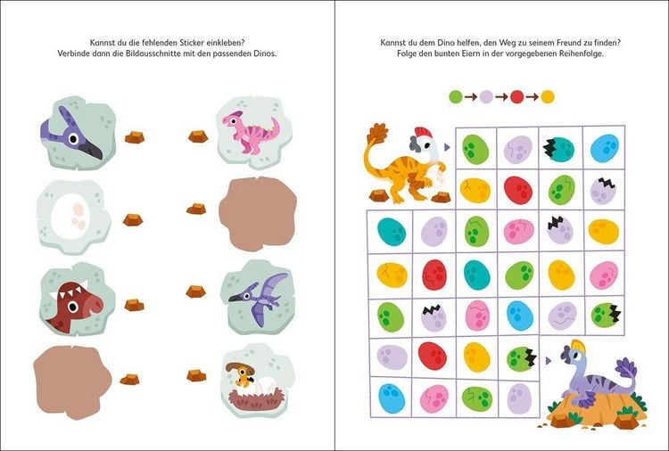 Produktbild: Metallic-Stickerspa&szlig; - Dinos