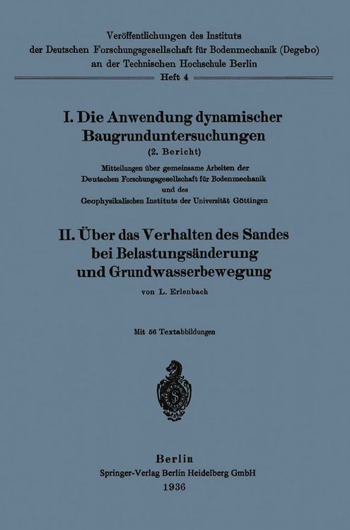 Produktbild: Die Anwendung dynamischer Baugrunduntersuchungen
