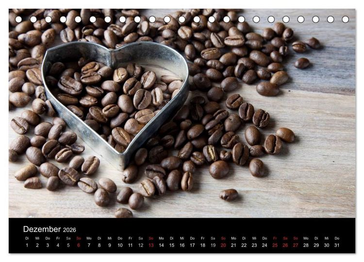 Produktbild: Kaffee & Schokolade (Tischkalender 2026 DIN A5 quer), CALVENDO Monatskalender