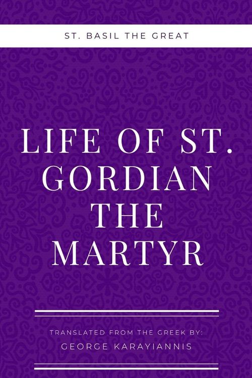 Produktbild: Life of St. Gordian the Martyr