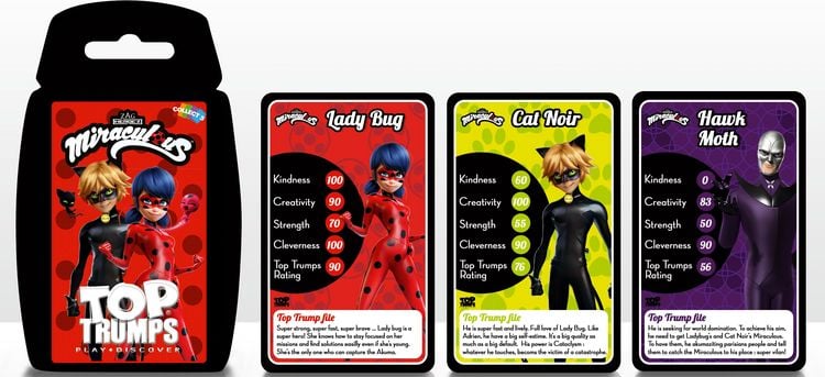 Produktbild: Top Trumps Miraculous - Lady Bug & Cat Noir