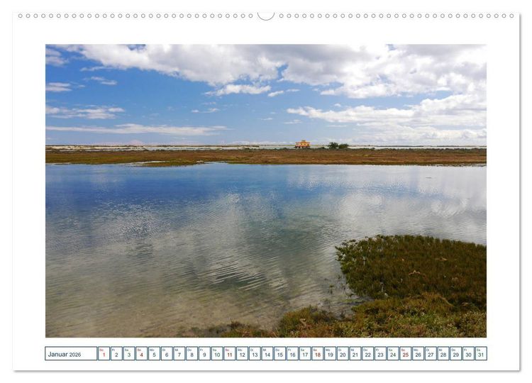 Produktbild: Portugal. Die Algarve zwischen Faro und Castro Marim (hochwertiger Premium Wandkalender 2026 DIN A2 quer), Kunstdruck in Hochglanz