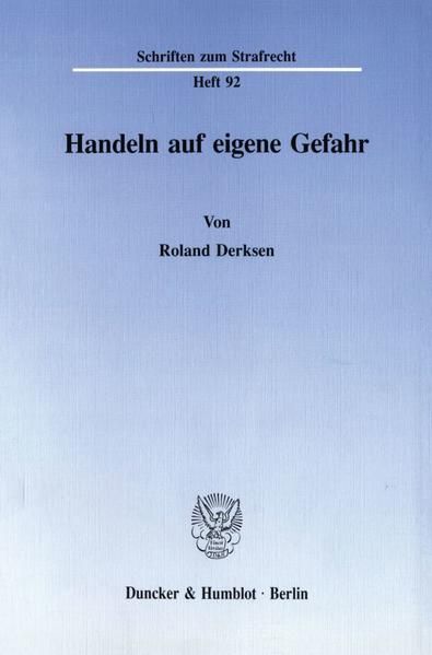 Produktbild: Handeln auf eigene Gefahr.