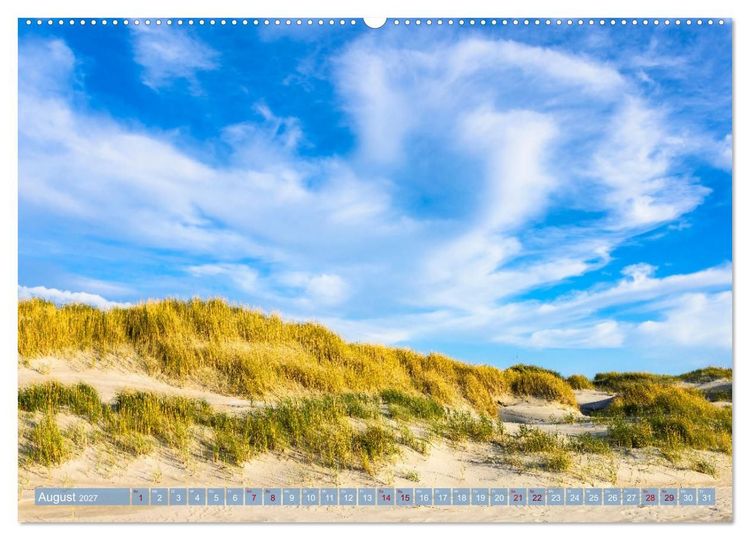 Produktbild: Stimmungsvolle K&uuml;stenmomente (hochwertiger Premium Wandkalender 2027 DIN A2 quer), Kunstdruck in Hochglanz