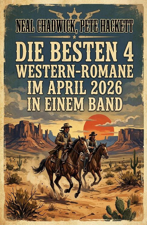 Produktbild: Die besten 4 Western-Romane im April 2026 in einem Band