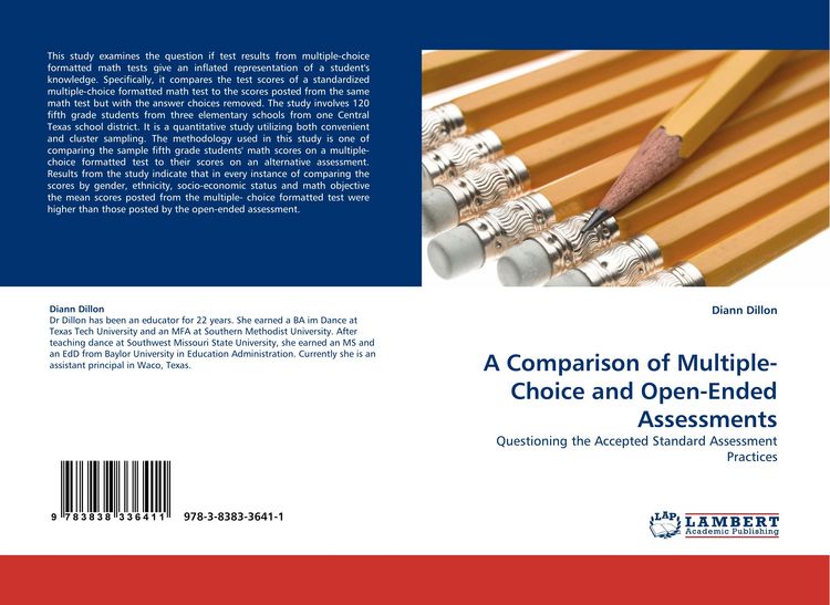 Produktbild: A Comparison of Multiple-Choice and Open-Ended Assessments