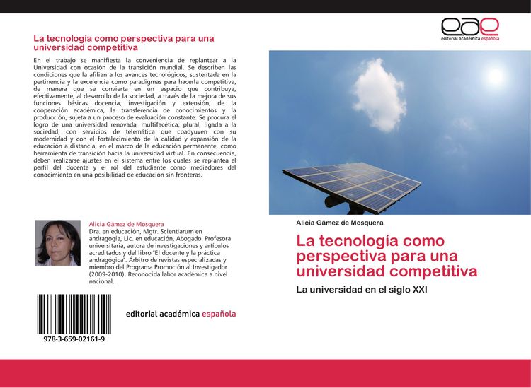 Produktbild: La tecnolog&iacute;a como perspectiva para una universidad competitiva
