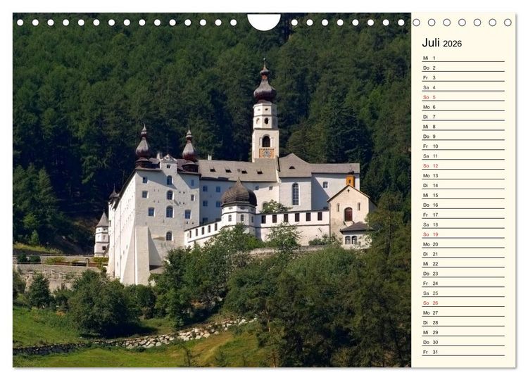 Produktbild: Vinschgau - Die Sonnenseite S&uuml;dtirols (Wandkalender 2026 DIN A4 quer), CALVENDO Monatskalender