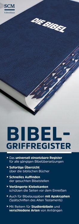 Produktbild: Bibel-Griffregister blau