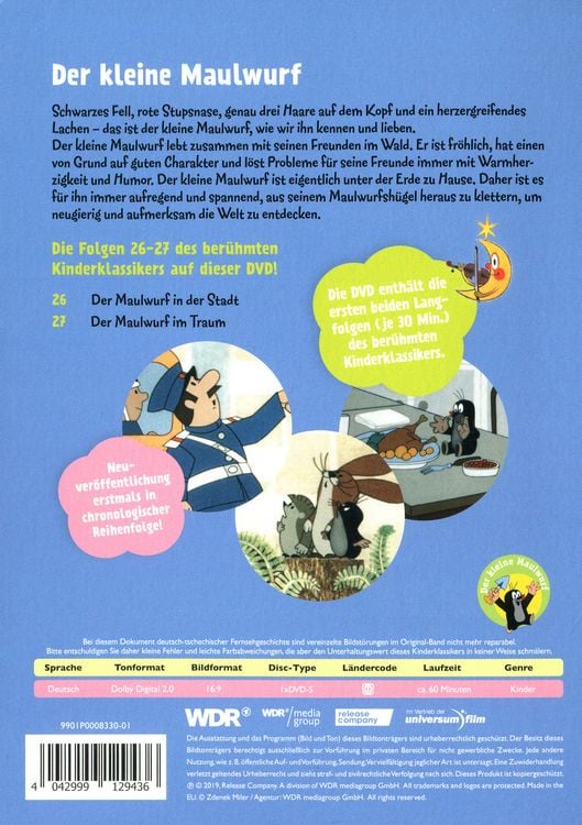 Produktbild: Der kleine Maulwurf DVD 5
