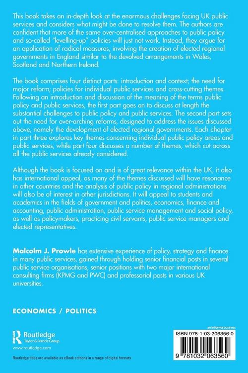 Produktbild: Reforming UK Public Policy Through Elected Regional Government