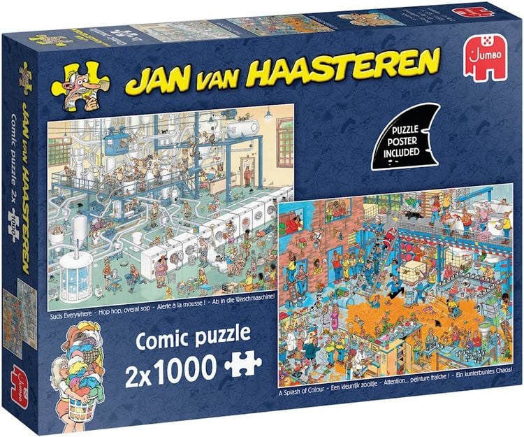 Produktbild: Jan van Haasteren - 2026 (2in1 Puzzle 1000 Teile)