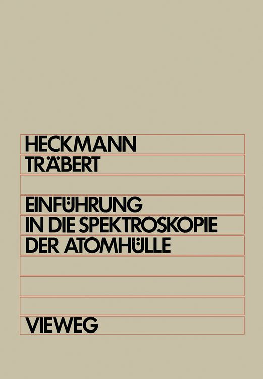 Produktbild: Einf&uuml;hrung in die Spektroskopie der Atomh&uuml;lle