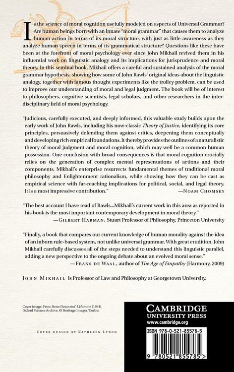 Produktbild: Elements of Moral Cognition