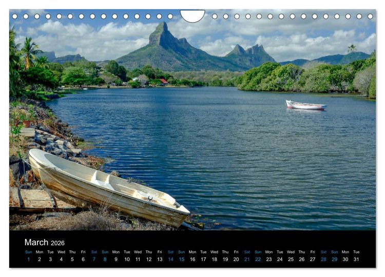 Produktbild: Beautiful Mauritius (Wall Calendar 2026 DIN A4 landscape), CALVENDO 12 Month Wall Calendar