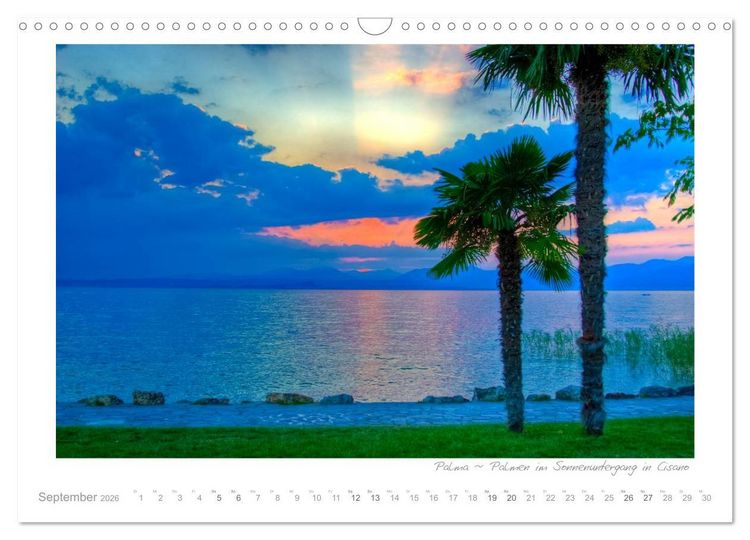 Produktbild: Sehnsucht Gardasee - Mediterranes Flair am Lago di Garda (Wandkalender 2026 DIN A3 quer), CALVENDO Monatskalender