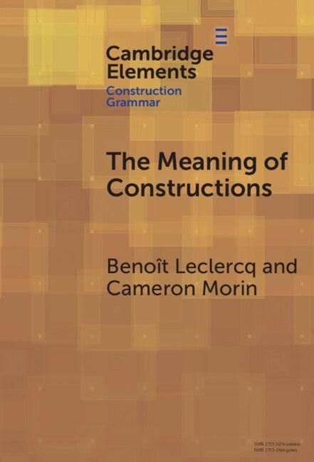 Produktbild: The Meaning of Constructions