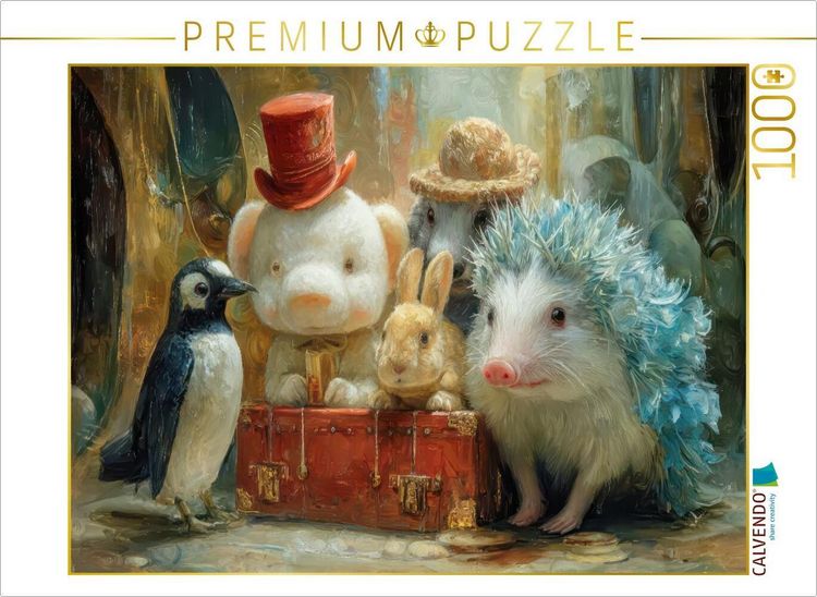 Produktbild: CALVENDO Puzzle Humorvolle Tiere | 1000 Teile Lege-Gr&ouml;&szlig;e 64x48cm Foto-Puzzle f&uuml;r gl&uuml;ckliche Stunden