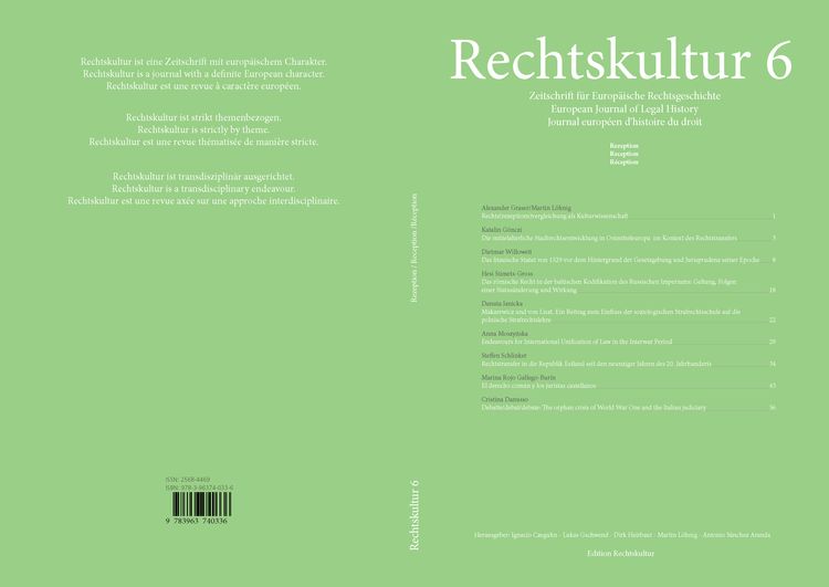 Produktbild: Rechtskultur 6