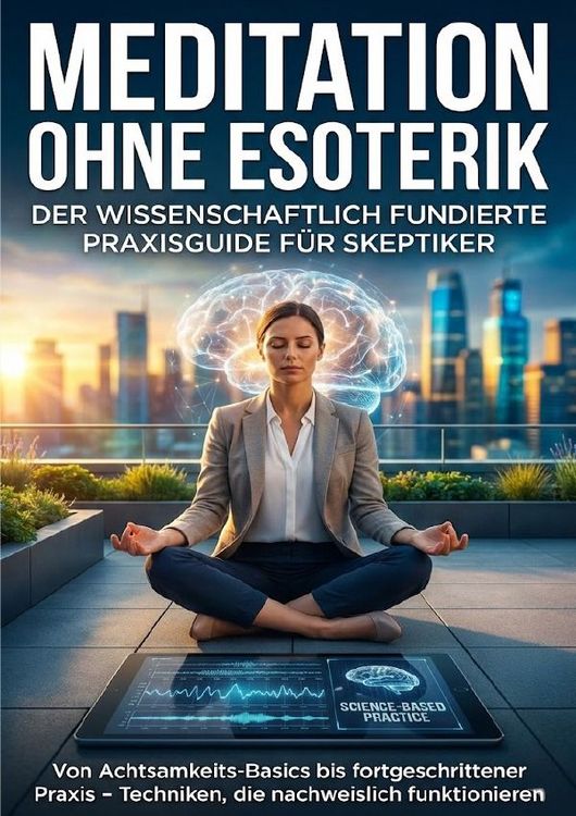 Produktbild: Meditation ohne Esoterik: Der wissenschaftlich fundierte Praxisguide f&uuml;r Skeptiker