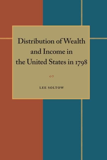 Produktbild: Distribution of Wealth and Income in the United States in 1798
