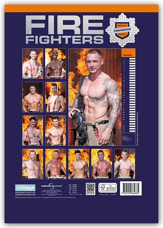 Produktbild: Fire Fighters &ndash; Feuerwehrm&auml;nner 2027 &ndash; A3-Posterkalender