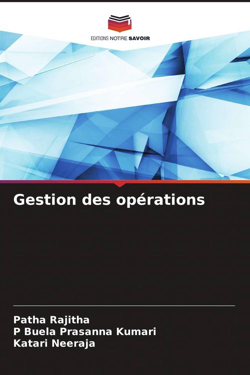 Produktbild: Gestion des op&eacute;rations