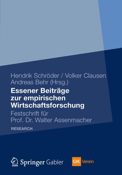 Produktbild: Essener Beitr&auml;ge zur empirischen Wirtschaftsforschung