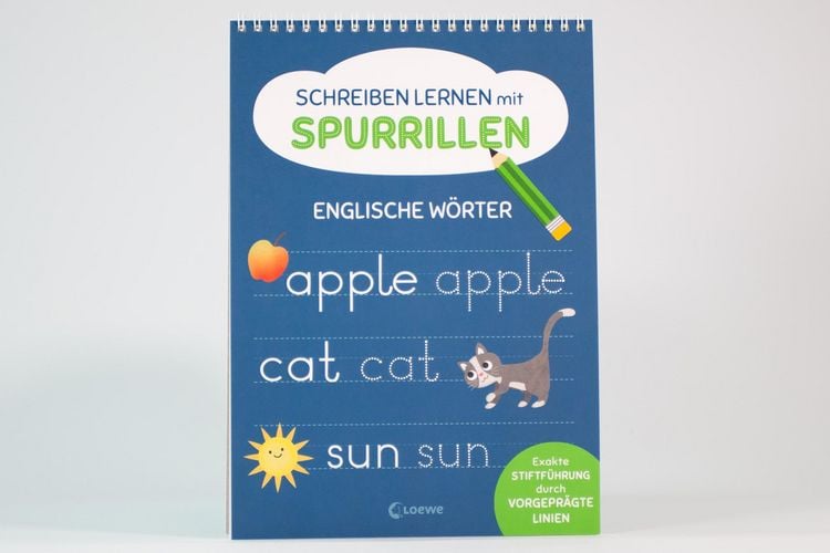Produktbild: Schreiben lernen mit Spurrillen - Englische W&ouml;rter