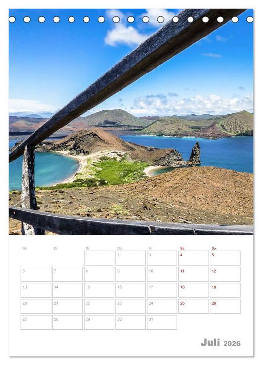Produktbild: &iexcl;viva S&uuml;damerika (Tischkalender 2026 DIN A5 hoch), CALVENDO Monatskalender
