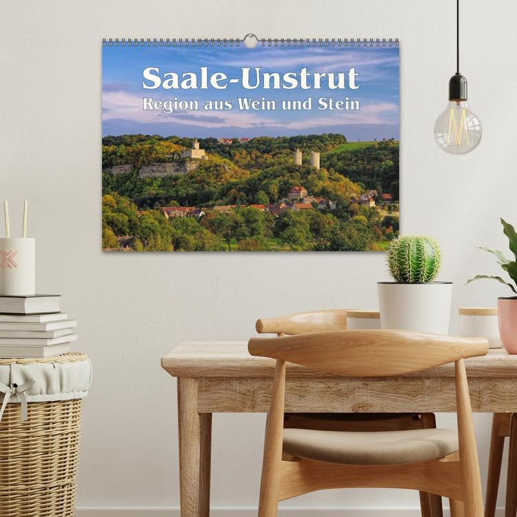 Produktbild: Saale-Unstrut - Region aus Wein und Stein (Wandkalender 2026 DIN A3 quer), CALVENDO Monatskalender