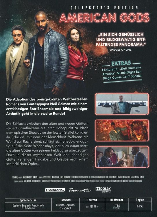 Produktbild: American Gods / Collector's Edition / 2. Staffel