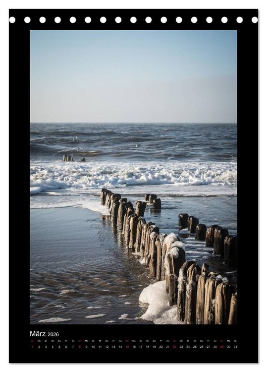 Produktbild: Geheimnisvolles Sylt 2026 (Tischkalender 2026 DIN A5 hoch), CALVENDO Monatskalender