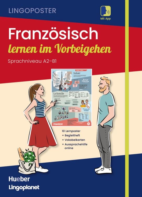 Produktbild: Lingoposter: Franz&ouml;sisch lernen im Vorbeigehen