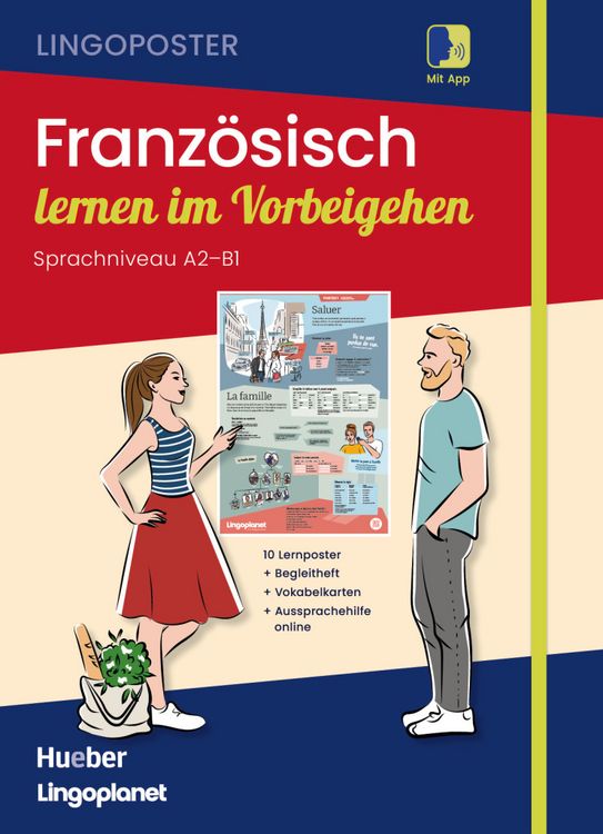 Produktbild: Lingoposter: Franz&ouml;sisch lernen im Vorbeigehen