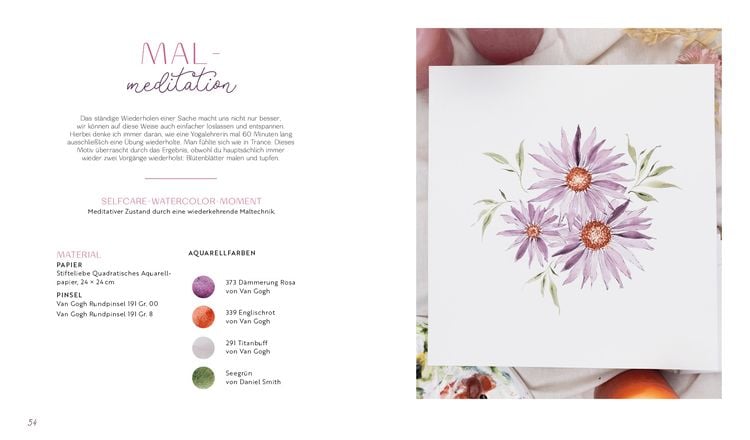 Produktbild: Selfcare Watercolor &ndash; Kreative Momente f&uuml;r mich