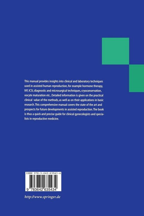 Produktbild: Manual on Assisted Reproduction