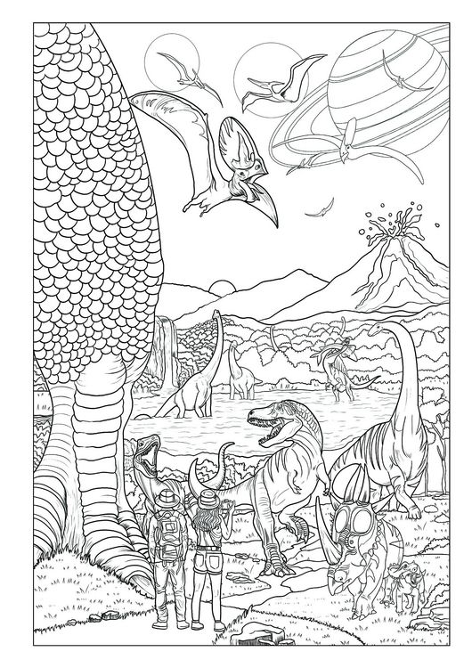 Produktbild: Punkt-zu-Punkt Dinosaurier Malbuch f&uuml;r Kinder von 7&ndash;10 Jahren mit 50 authentischen Ausmalbildern