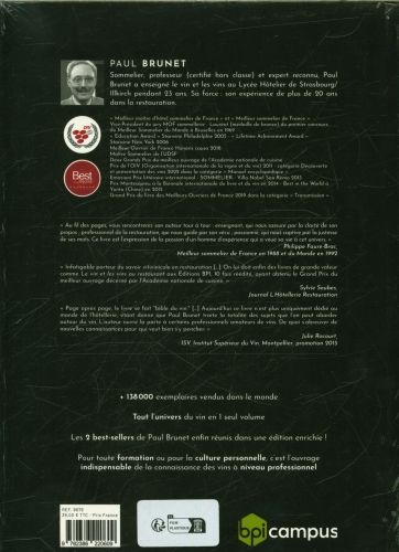 Produktbild: La sommellerie de r&eacute;f&eacute;rence : le vin et les vins au restaurant