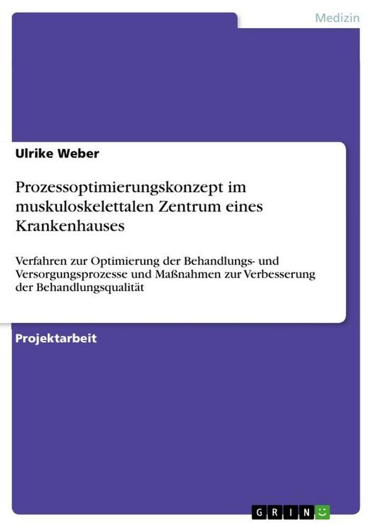 Produktbild: Prozessoptimierungskonzept im muskuloskelettalen Zentrum eines Krankenhauses