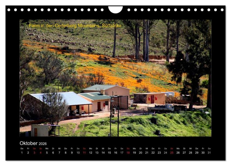 Produktbild: AFRIKA im S&uuml;den (Wandkalender 2026 DIN A4 quer), CALVENDO Monatskalender