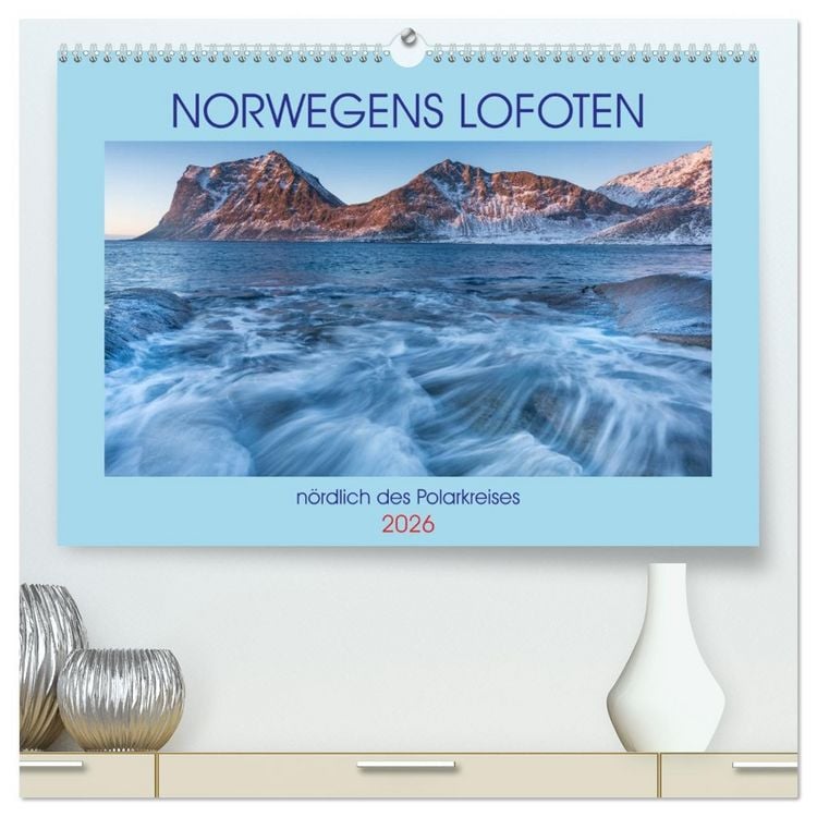 Produktbild: Norwegens Lofoten (hochwertiger Premium Wandkalender 2026 DIN A2 quer), Kunstdruck in Hochglanz