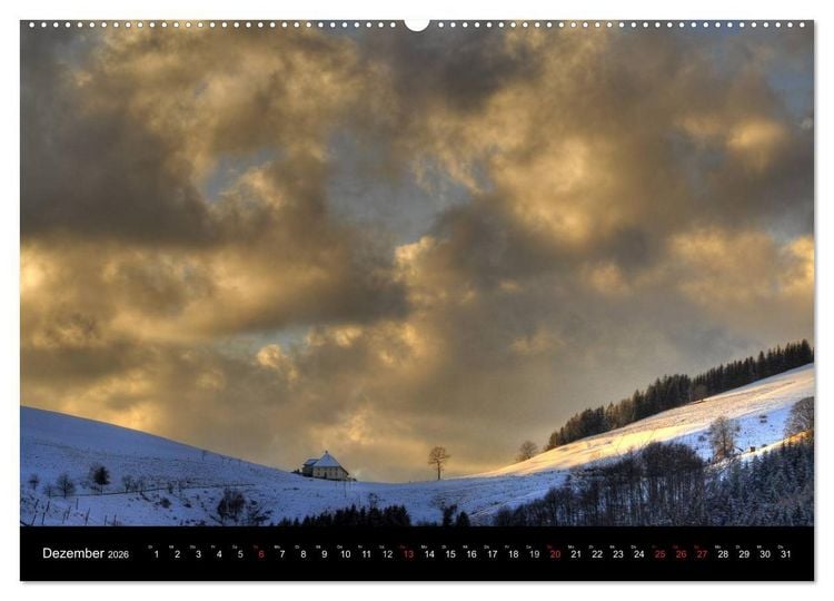 Produktbild: Romantischer Schwarzwald (Wandkalender 2026 DIN A2 quer), CALVENDO Monatskalender