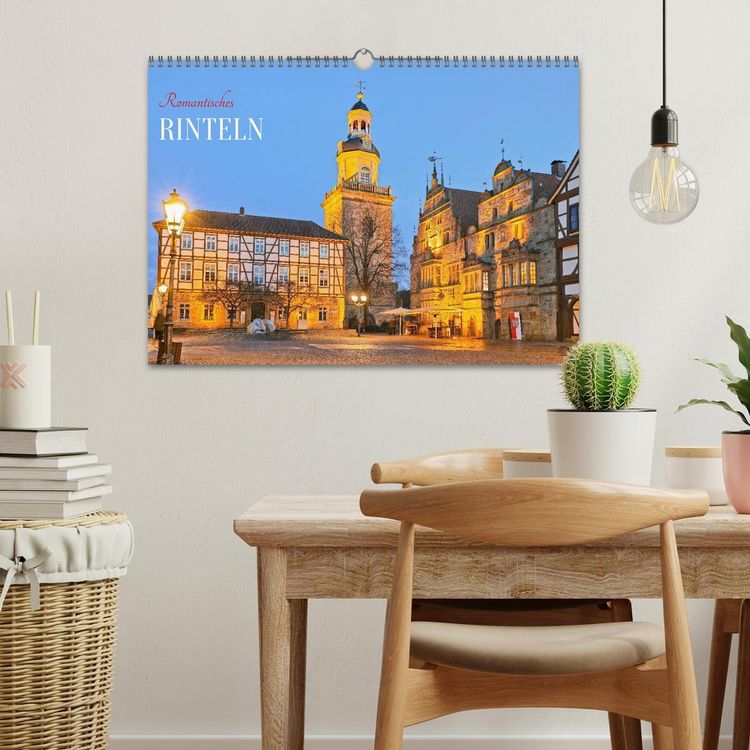 Produktbild: Romantisches RINTELN (Wandkalender 2026 DIN A3 quer), CALVENDO Monatskalender