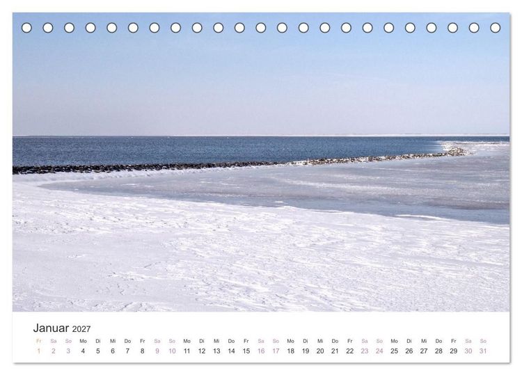 Produktbild: Hamburger Hallig - Der Weg ist das Ziel (Tischkalender 2027 DIN A5 quer), CALVENDO Monatskalender