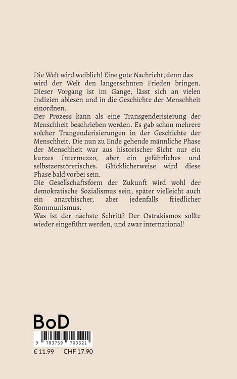 Produktbild: Die weiblich werdende Welt