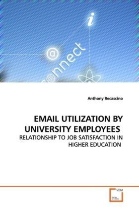 Produktbild: Recascino, a: Email Utilization By University Employees