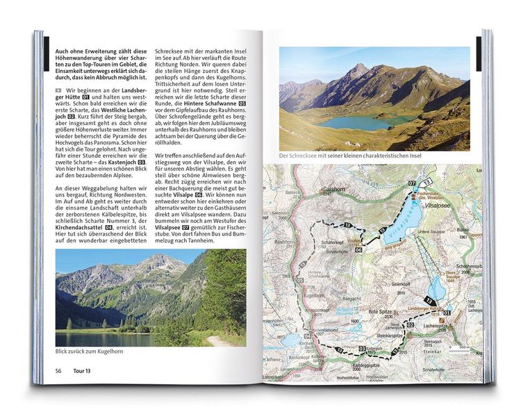 Produktbild: KOMPASS Wanderf&uuml;hrer Tannheimer Tal von Nesselw&auml;ngle bis Jungholz, 50 Touren mit Extra-Tourenkarte