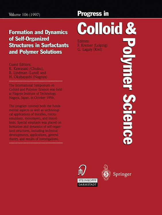 Produktbild: Formation and Dynamics of Self-Organized Structures in Surfactants and Polymer Solutions